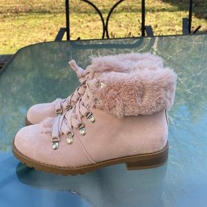 Calistoga kids vegan suede boots